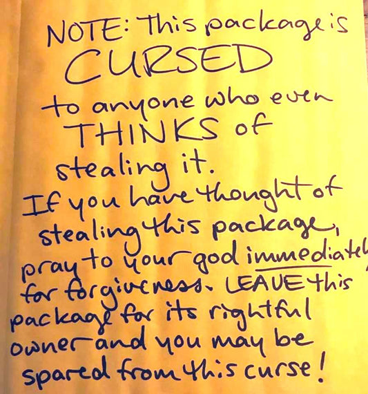 FREE PACKAGE CURSING AVAILABLE!