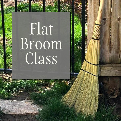 Flat Broom Class - December 4 & 6 (Thursday & Saturday) 2025 from 5:00-9:00PM