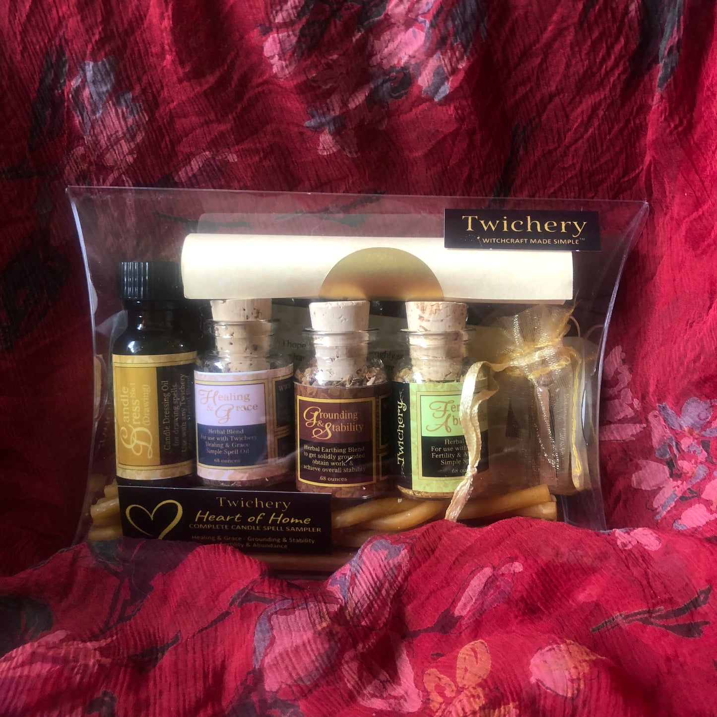 "The Heart of Home" Candle Spell Sampler Kit