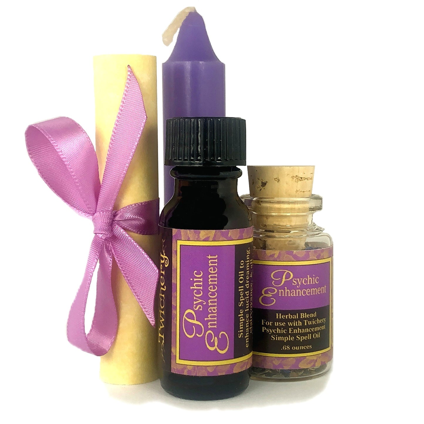Psychic Enhancement Spell GIFT BOX!--With Simple Instructions--Complete and Easy (WOOD BOX)