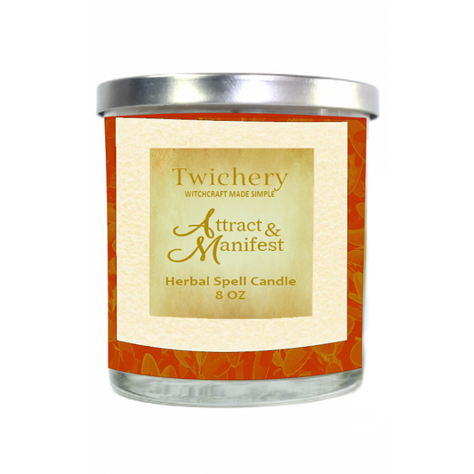 Attract & Manifest Spell Candle for Bringing Your Desires To You!