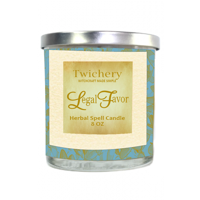 Twichery Court Case Spell Candle for Legal Favor, Winning in Court