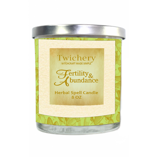 Twichery Fertility & Abundance Spell Candle for Joyful Harvests, Pregnancy
