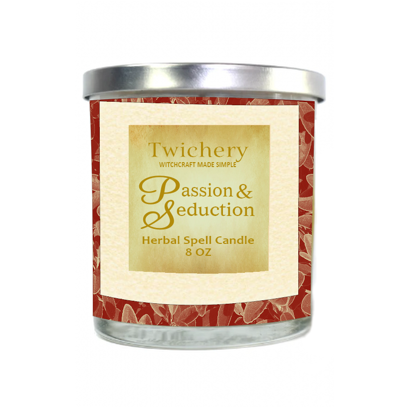 Twichery Passion & Seduction Spell Candle for Drawing Him/Her To You