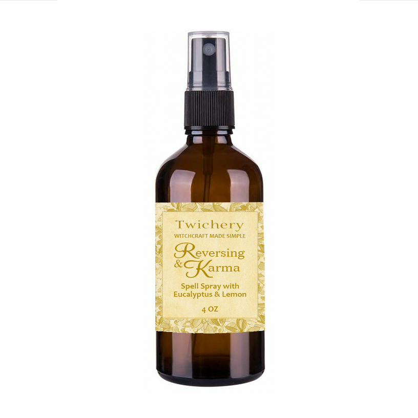 Reversing & Karma Spell Spray (4oz) Return to Sender, Fast Karma, Sending Curses Back to Where They Came From