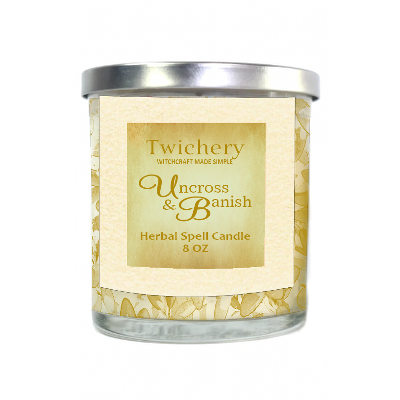 Twichery Uncross & Banish Spell Candle