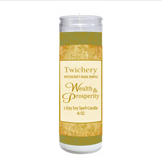 Wealth & Prosperity 7-Day Spell Candle