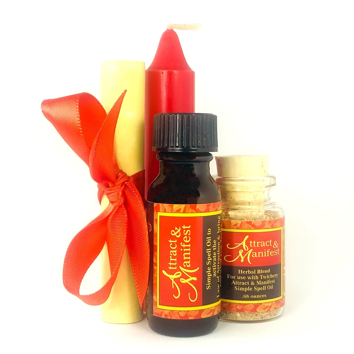 Twichery Attract & Manifest Simple Spell Kit - Activate the Law of Attraction in your life! Hoodoo Voodoo Wicca Pagan