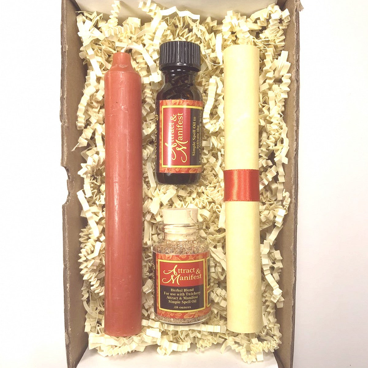 Twichery Attract & Manifest Simple Spell Kit - Hoodoo Voodoo Wicca Pagan - Witchcraft Made Simple
