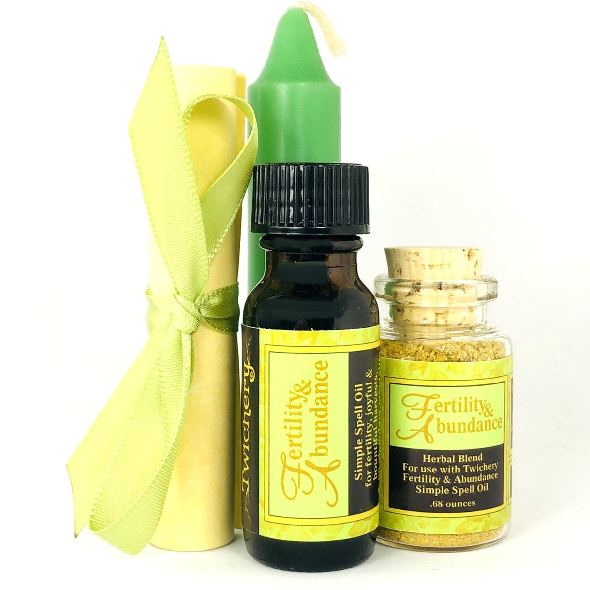 Twichery Fertility & Abundance Simple Spell Kit - Witchcraft Made Simple - Hoodoo Voodoo Wicca Pagan