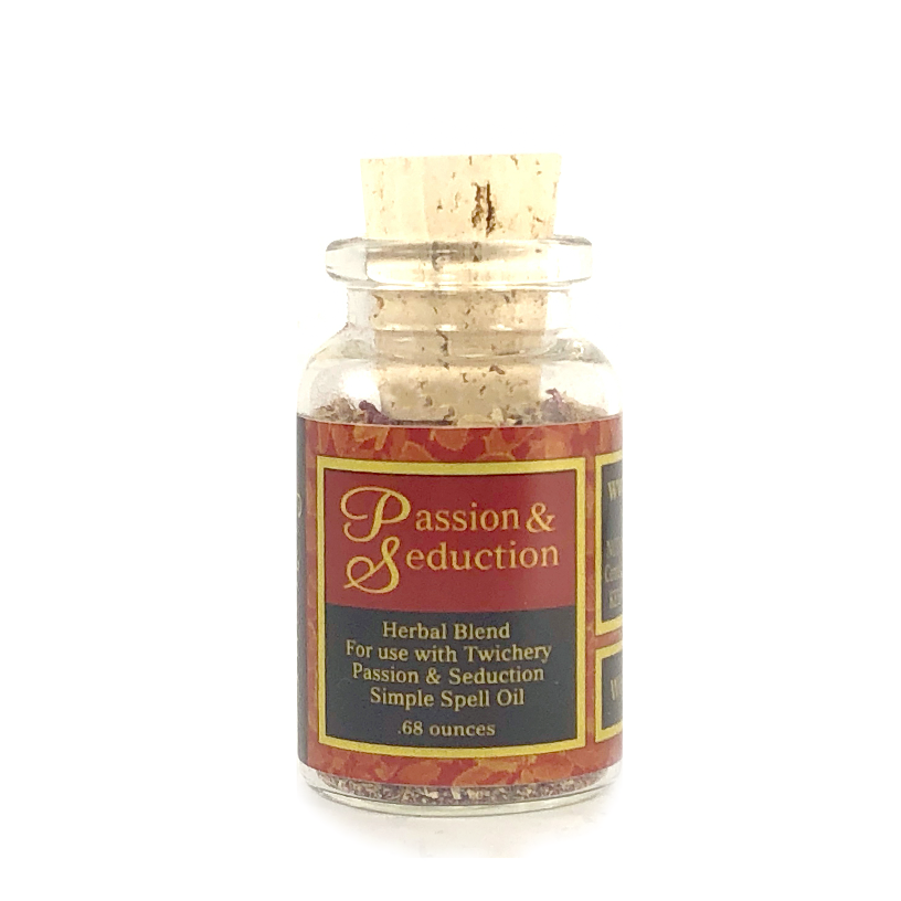 Twichery Passion & Seduction Herbs for Hoodoo, Candle Dressing, Spell Casting, Voodoo, Witchcraft, Wicca, Pagan