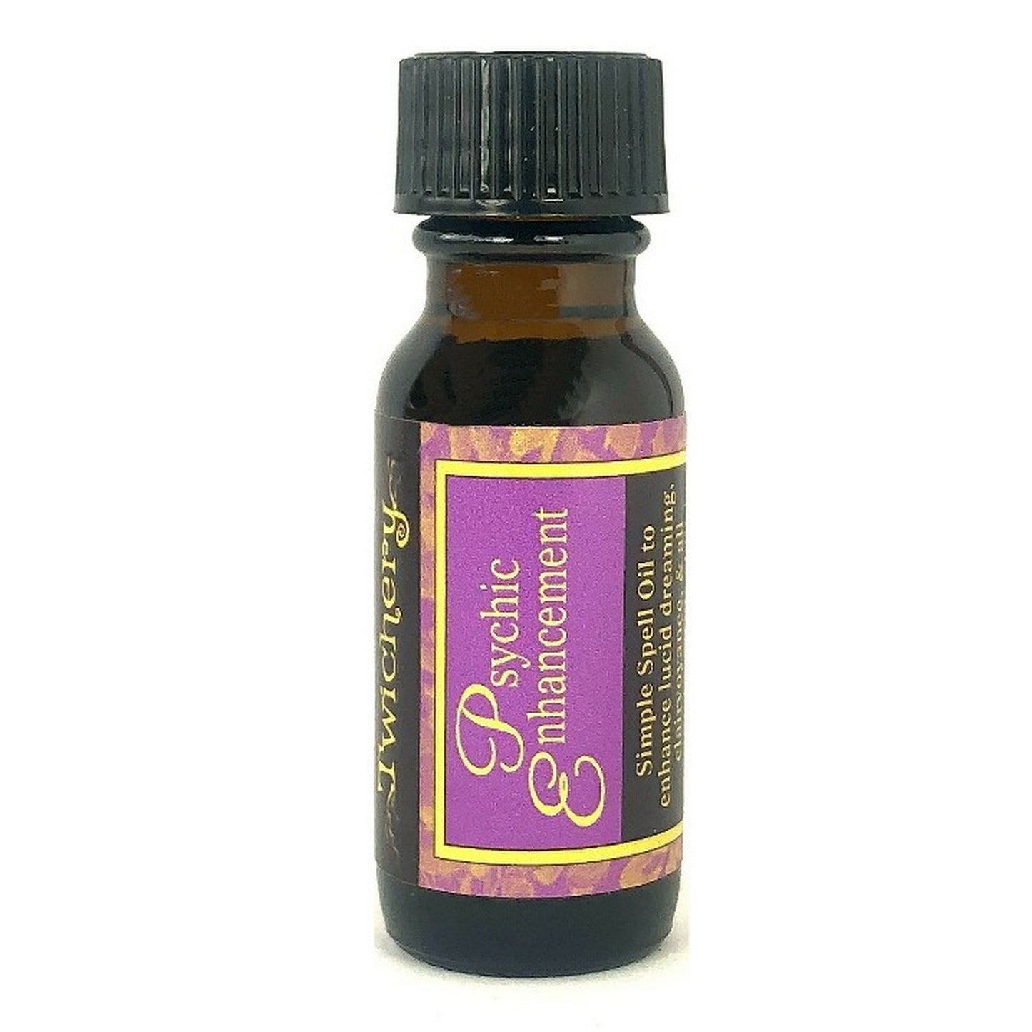 Twichery Psychic Enhancement Quikspell Oil is for opening your third eye and awakening all your spiritual abilities. Vision. Clairvoyance. Divination. Hoodoo voodoo wicca pagan. Twichery is Witchcraft Made Simple!