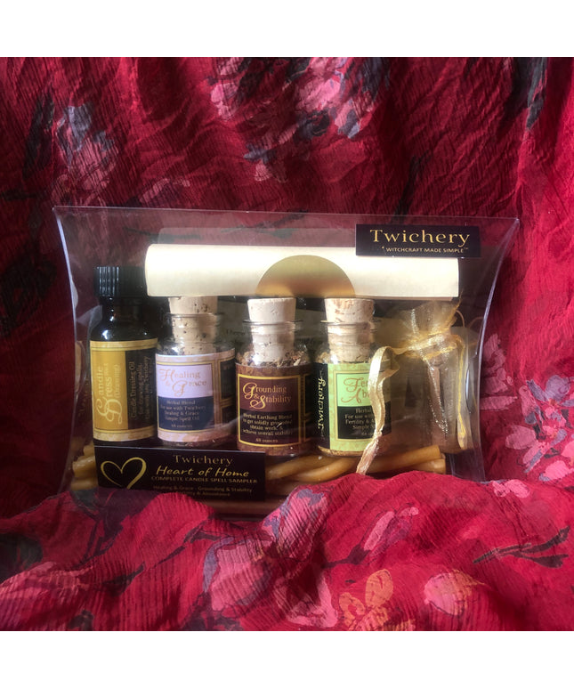 "The Heart of Home" Candle Spell Sampler Kit