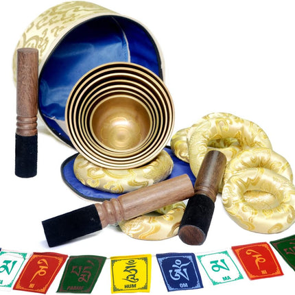 Each set of prayer bowls comes with all you see here. Uncrossing, banishing, uplevel your vibration, chakra healing