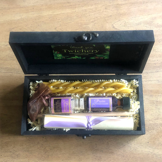 Psychic Enhancement Spell GIFT BOX!--With Simple Instructions--Complete and Easy (WOOD BOX)