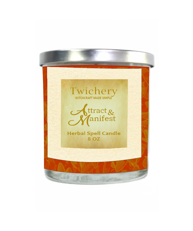 Attract & Manifest Spell Candle for Bringing Your Desires To You!