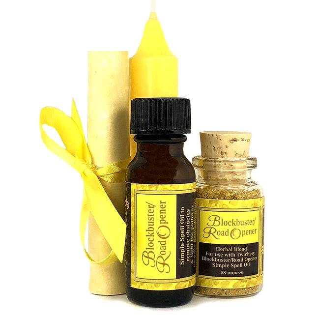 Blockbuster/Road Opener Spell Kit - Complete Ritual Kit - Break Through Obstacles, Remove Barriers,  Break Through Obstacles, Remove Barriers, Clear the Pathway Before You!