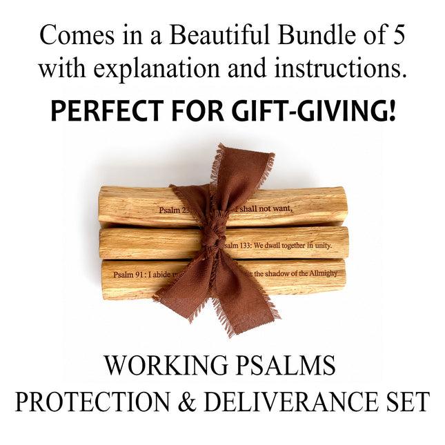 Protection & Deliverance Working Psalms (Set of 5)
