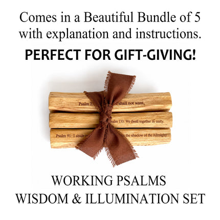 Wisdom & Illumination Working Psalms (Set of 5)