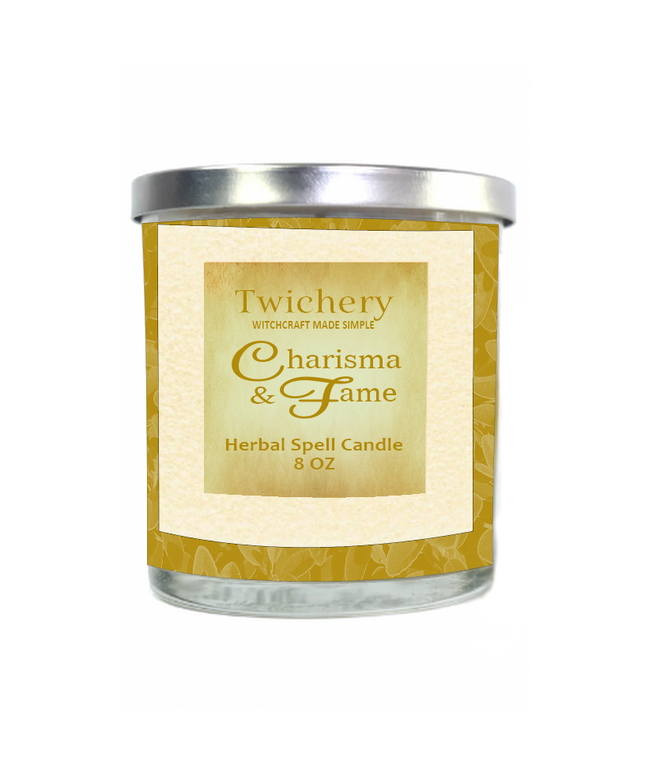 Twichery Charisma & Fame Spell Candle for Fortune, Popularity, Success