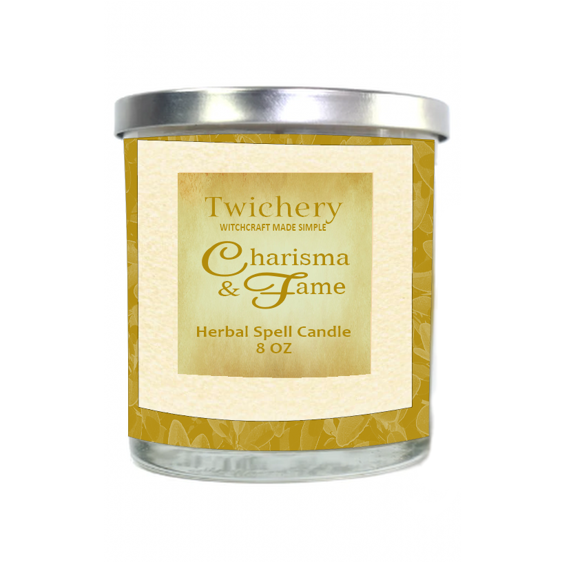 Twichery Charisma & Fame Spell Candle for Fortune, Popularity, Success