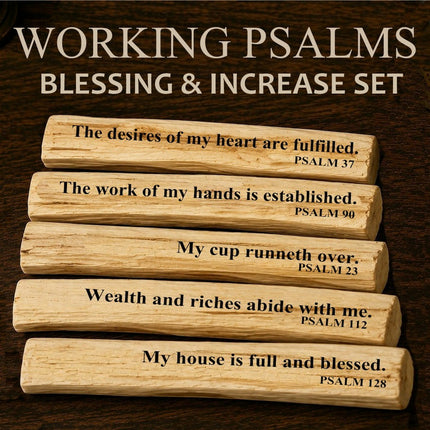 Blessing & Increase Working Psalms (Set of 5)