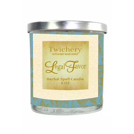 Twichery Legal Favor Spell Candle for Legal Favor, Winning in Court