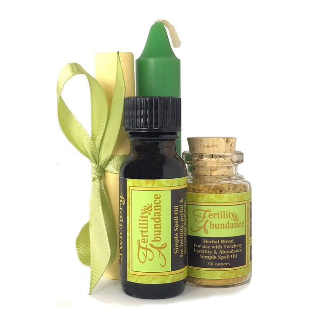 Fertility & Abundance Spell Kit - Twichery Ritual Kit - Blessingways, Abundant Harvests, Fulfilling Your Dreams