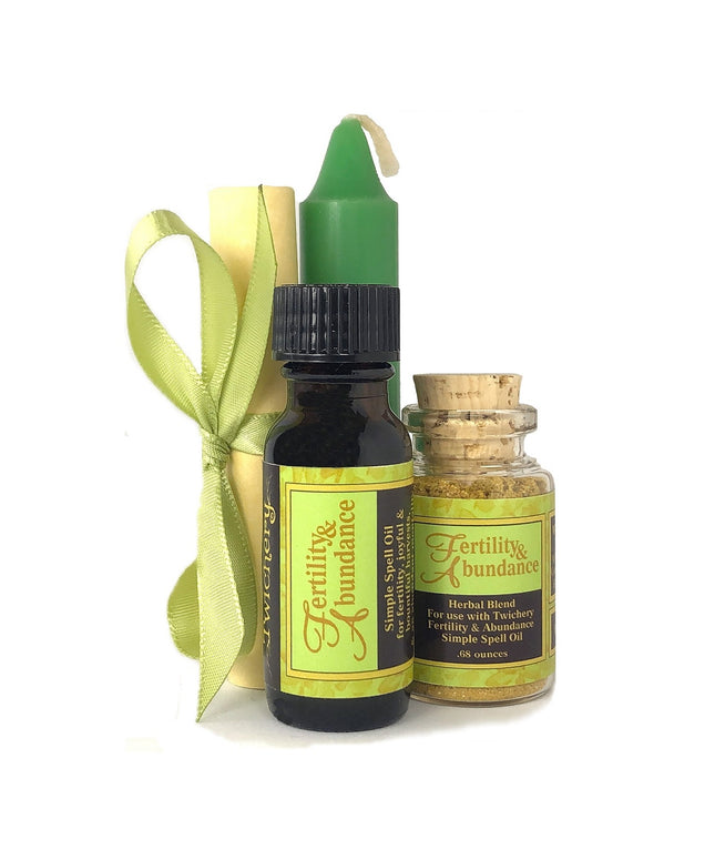Fertility & Abundance Simple Spell Kit--With Simple Instructions--Complete and Easy