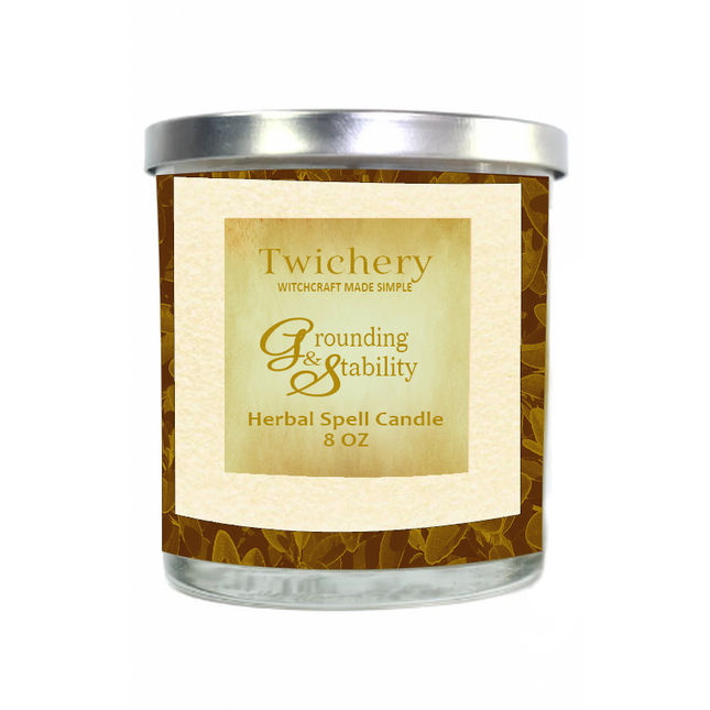 Grounding & Stability Ritual Candle – Hoodoo Candle for Earthing, Balance, & Inner Calm