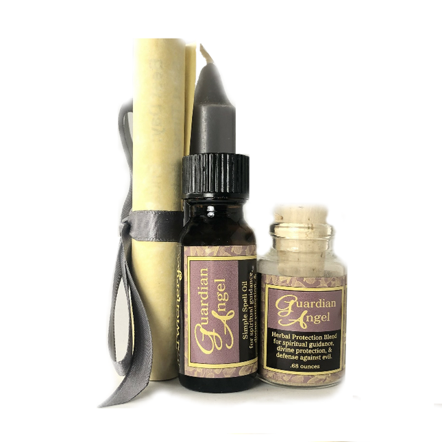 Guardian Angel Protection Spell Kit - Twichery Ritual Kit - Protect Your Space and Loved Ones with Angelic Boundaries