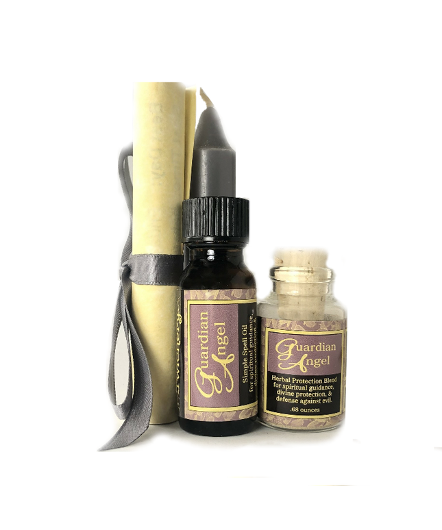 Guardian Angel Protection Simple Spell Kit--With Simple Instructions--Complete and Easy