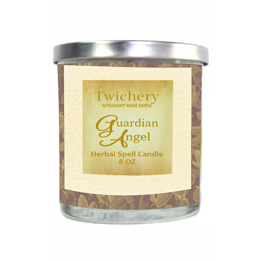 Twichery Guardian Angel Protection Spell Candle for Fiery Wall of Divine Protection