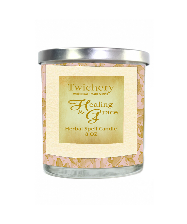 Twichery Healing & Grace Spell Candle for Deep Emotional Healing