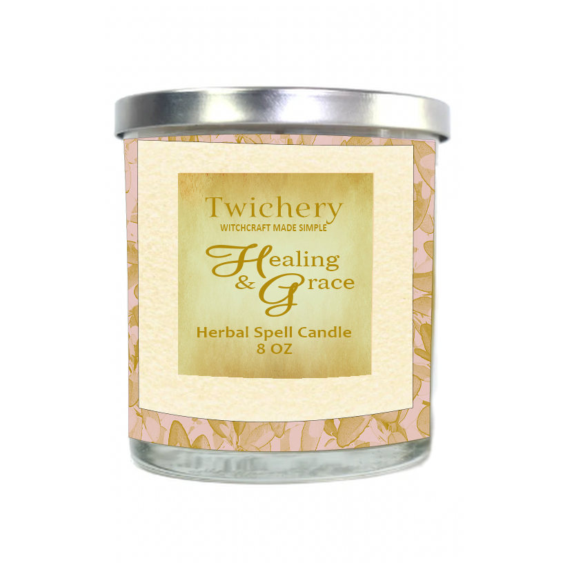 Twichery Healing & Grace Spell Candle for Deep Emotional Healing