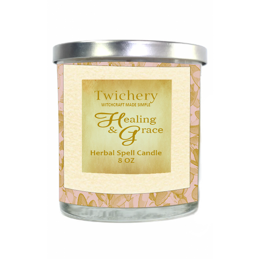 Twichery Healing & Grace Spell Candle for Deep Emotional Healing