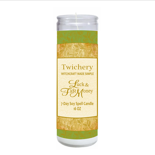 Luck & Fast Money 7-Day Spell Candle