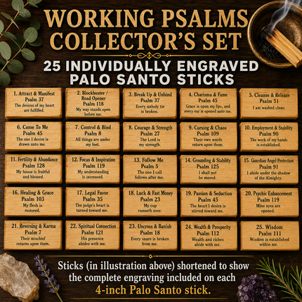 Full 25-Purpose Set Working Psalms (Set of 25)