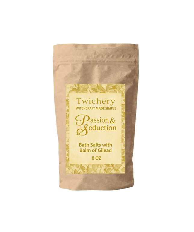 Passion & Seduction Herbal Magic Bath Salts for Seduction, Jezebel