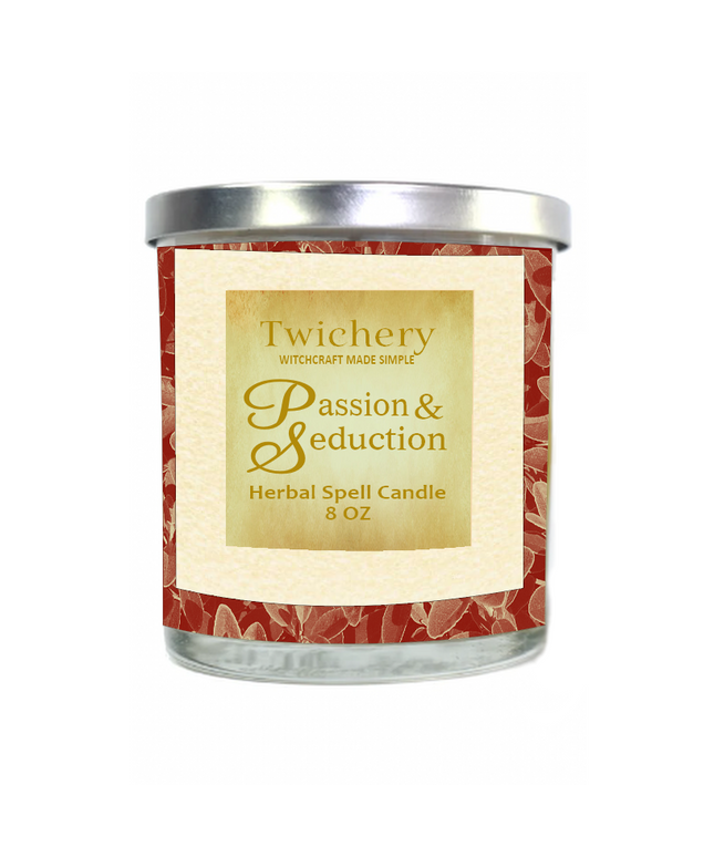 Twichery Passion & Seduction Spell Candle for Drawing Him/Her To You