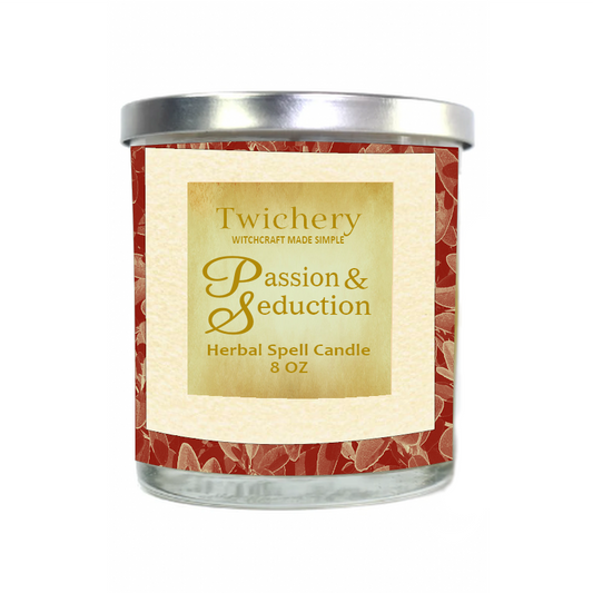 Twichery Passion & Seduction Spell Candle for Drawing Him/Her To You