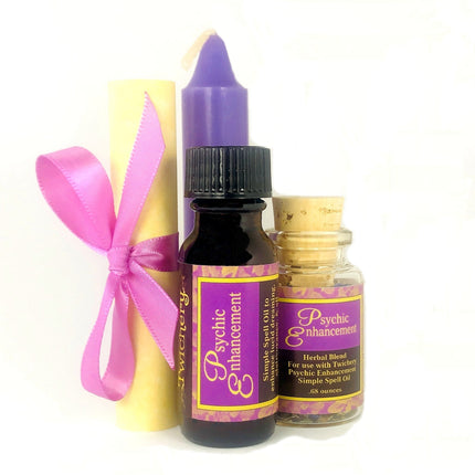 Kit de hechizos simples de mejora psíquica--Con instrucciones simples--Completo y fácil