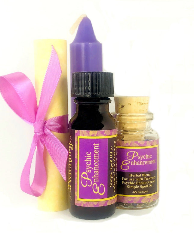 Psychic Enhancement Spell GIFT BOX!--With Simple Instructions--Complete and Easy (WOOD BOX)