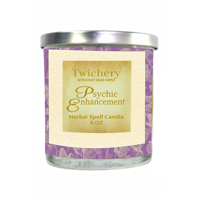 Psychic Enhancement Ritual Candle – Hoodoo Candle for Clairvoyance, Divination, Readings, Prophecy