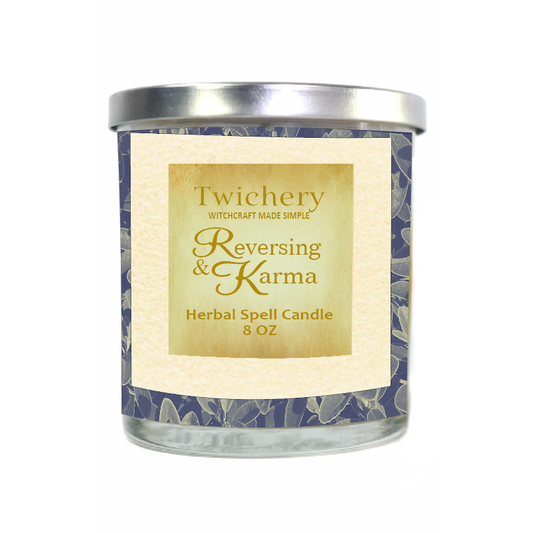 Twichery Reversing & Karma Spell Candle for Sending Curses Back To Where They Came From