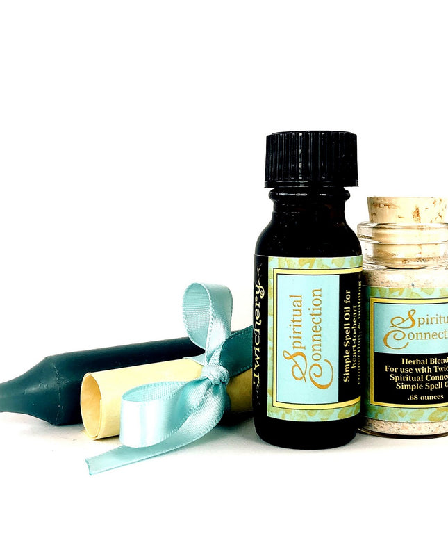 Spiritual Connection Spell GIFT BOX--With Simple Instructions--Complete and Easy (WOOD BOX)