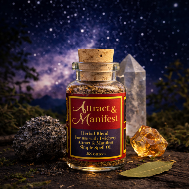 Twichery Attract & Manifest Herbal Blend - Our All-Purpose Law of Attraction Must-Have Blend for Manifesting Your Dream Life!