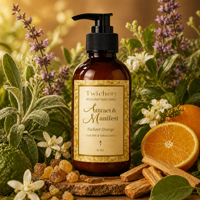Attract & Manifest Ritual Body Wash – Goat Milk & Tallow | Radiant Orange