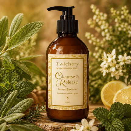 Cleanse & Release Ritual Lotion – Goat Milk & Tallow | Lemon Blossom