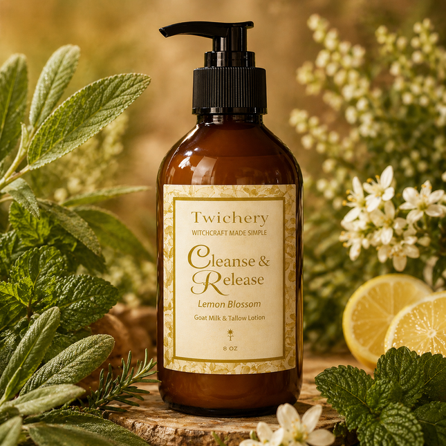 Cleanse & Release Ritual Lotion – Goat Milk & Tallow | Lemon Blossom